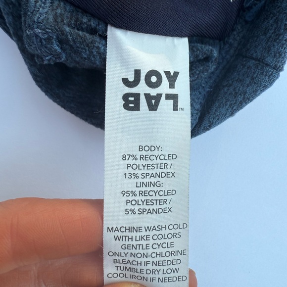 JoyLab Blue Cutout Back Sports Bra Medium - Picture 7 of 14